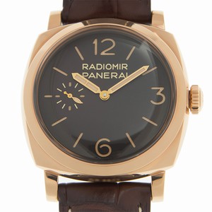 Panerai RADIOMIR PAM00398 Manual Wind 18kt Rose Gold Black