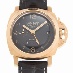 Panerai LUMINOR PAM00488 Automatic 18kt Rose Gold Brown 