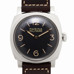 Panerai 1940 3 DAYS MARINA MILITARE ACCIAIO PAM00587 Manual Wind Stainless Steel Black