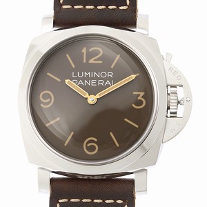 Panerai LUMINOR PAM00663 Manual Wind Stainless Steel Brown 