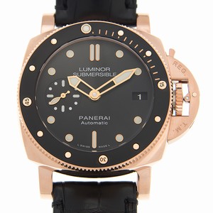 Panerai LUMINOR PAM00684 Automatic 18kt Rose Gold Black