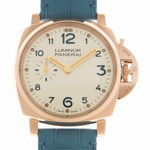 Panerai LUMINOR DUE PAM00741 Manual Wind 18kt Rose Gold Beige