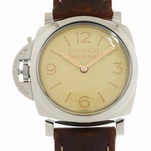 Panerai LUMINOR PAM01075 Automatic Stainless Steel Beige