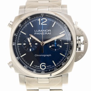 Panerai LUMINOR CHRONO PAM01110 Automatic Stainless Steel Blue 