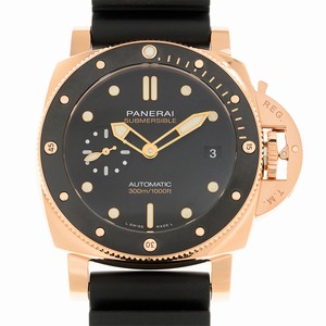 Panerai DIVERS PAM01164 Automatic 18kt Rose Gold & Ceramic Black