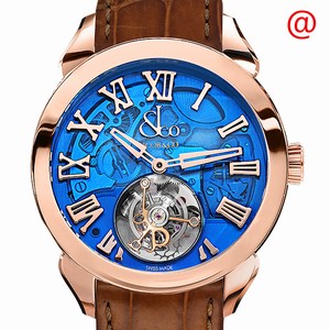 Jacob & Co PALATIAL PT520.40.NS.QB.A Manual Wind 18kt Rose Gold Blue 