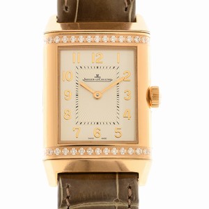 Jaeger-Lecoultre REVERSO Q2572570 Automatic 18kt Rose Gold & Diamonds White