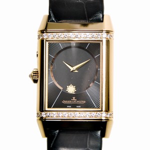 Jaeger-Lecoultre REVERSO Q2692424 Manual Wind 18kt Rose Gold & Diamonds Dark grey 
