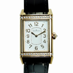 Jaeger-Lecoultre REVERSO Q3202421 Manual Wind 18kt Rose Gold & Diamonds Silver