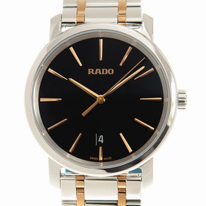 Rado DIAMASTER R14078163 Quartz Gold-Plated & Stainless Steel Black