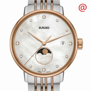 Rado COUPOLE CLASSIC R22883923 Quartz 18kt Rose Gold & Steel White