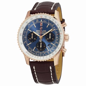 Breitling NAVITIMER 1 RB0121211C1P2 Automatic 18kt Rose Gold Blue 