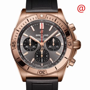 Breitling CHRONOMAT B01 RB0134101B1S1 Automatic 18kt Rose Gold Gray
