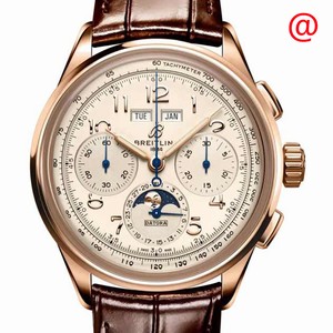 Breitling PREMIER RB2510371G1P1 Automatic 18kt Rose Gold Light Brown