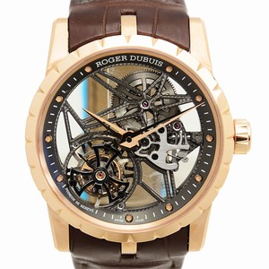 Roger Dubuis EXCALIBUR RDDBEX0392 Manual Wind 18kt Rose Gold Transparent Skull
