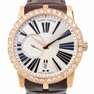 Roger Dubuis EXCALIBUR RDDBEX0483 Automatic 18kt Rose Gold & Diamonds Silver