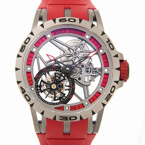 Roger Dubuis EXCALIBUR RDDBEX0545 Manual Wind Titanium Transparent Skull