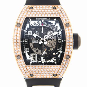 Richard Mille  RM010-AH RG Automatic 18kt Rose Gold & Diamonds Black