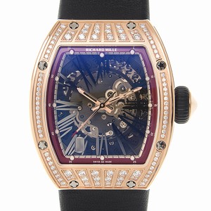 Richard Mille  RM023-RG-MED-BK STRAP Automatic 18kt Rose Gold & Diamonds Silver