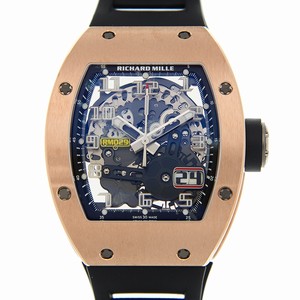 Richard Mille OVERSIZE DATE RM029-RG Automatic 18kt Rose Gold Black
