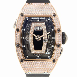 Richard Mille  RM037-RG Automatic 18kt Rose Gold & Diamonds Black