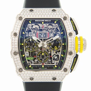 Richard Mille  RM11-03 WG DIA Automatic 18kt White Gold & Diamond Silver