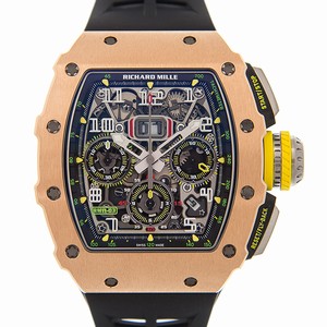 Richard Mille  RM11-03-RG-TI Automatic 18kt Rose Gold & Steel Black