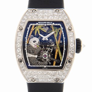 Richard Mille WOMEN RM26-01 Manual Wind 18kt White Gold & Diamond Transparent Skull