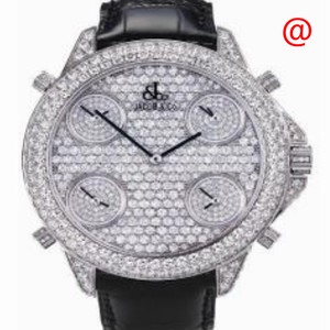 Jacob & Co  ROYALP Quartz 18kt White Gold Silver