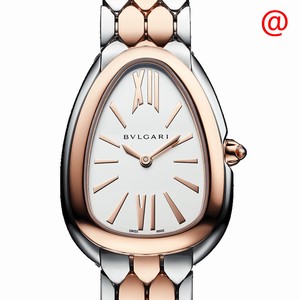 Bulgari SERPENTI TUBOGAS 103277 Quartz 18kt Rose Gold & Steel White