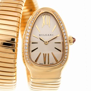 Bulgari SERPENTI SP35C6GDG.2T Quartz 18kt Yellow Gold Silver