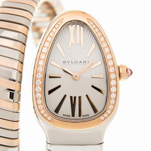 Bulgari SERPENTI SP35C6SPGD.IT Quartz 18kt Rose Gold & Steel Silver