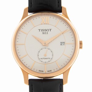 Tissot T-TRADITION T063.428.36.038.00 Automatic Gold-Plated & Stainless Steel Silver
