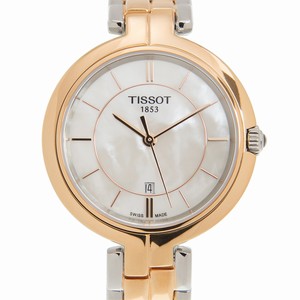 Tissot FLAMINGO T094.210.22.111.00 Quartz Gold-Plated & Stainless Steel White