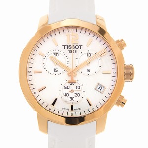 Tissot T-SPORT T095.417.37.117.00 Quartz Gold-Plated & Stainless Steel White