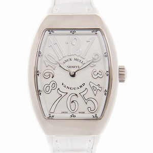 Franck Muller VANGUARD V 29 QZ (AC.BC) Quartz Stainless Steel White