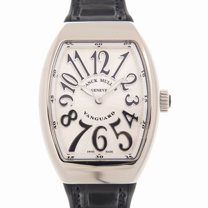 Franck Muller VANGUARD V 29 QZ (AC NR) Quartz Stainless Steel White