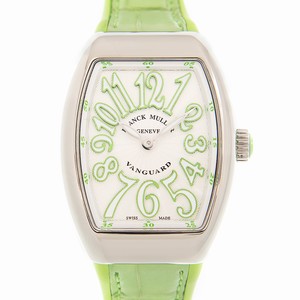Franck Muller VANGUARD V 29 QZ (AC VE)  Quartz Stainless Steel White