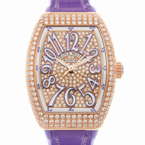 Franck Muller VANGUARD V 29 SC AT FO D CD (5N.VL) Automatic 18kt Rose Gold & Diamonds Gold