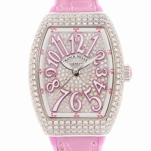 Franck Muller VANGUARD V29 SC AT FO D CD(AC.RS) Automatic Stainless Steel & Diamonds Silver