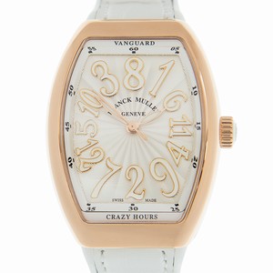 Franck Muller CRAZY HOURS V 32 CH (5N.BC) Automatic 18kt Rose Gold White