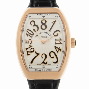 Franck Muller CRAZY HOURS V 32 CH (5N.NR) Automatic 18kt Rose Gold White