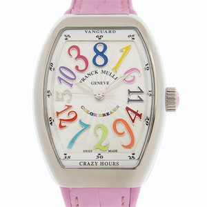 Franck Muller CRAZY HOURS V 32 CH COL DRM (AC.RS) Automatic Stainless Steel & Diamonds White