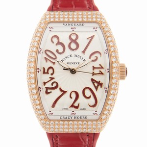 Franck Muller VANGUARD V 32 CH D (5N.RG) Automatic 18kt Rose Gold & Diamonds White