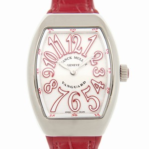 Franck Muller VANGUARD V 32 QZ (AC.RG) - WHITE  Quartz Stainless Steel White
