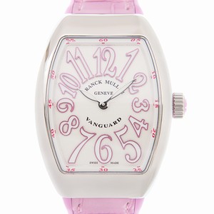 Franck Muller VANGUARD V 32 QZ (AC.RS) Quartz Stainless Steel White