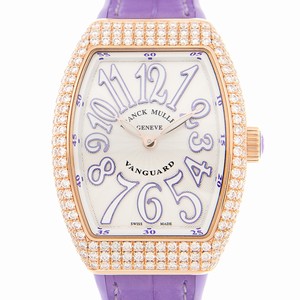 Franck Muller VANGUARD V 32 QZ D (5N.VL)  Quartz 18kt Rose Gold & Diamonds White