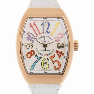 Franck Muller VANGUARD V 32 SC AT FO COL DRM (5N.BC) Automatic 18kt Rose Gold White