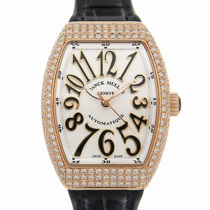 Franck Muller VANGUARD V 32 SC AT FO D (5N.NR) - WHITE Automatic 18kt Rose Gold & Diamonds White