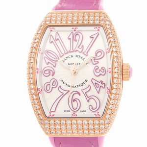 Franck Muller VANGUARD V 32 SC AT FO D (5N.RS) Automatic 18kt Rose Gold & Diamonds White